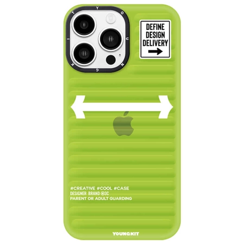 More TR Apple iPhone 12 Pro Max Kılıf YoungKit Luggage FireFly Serisi Kapak