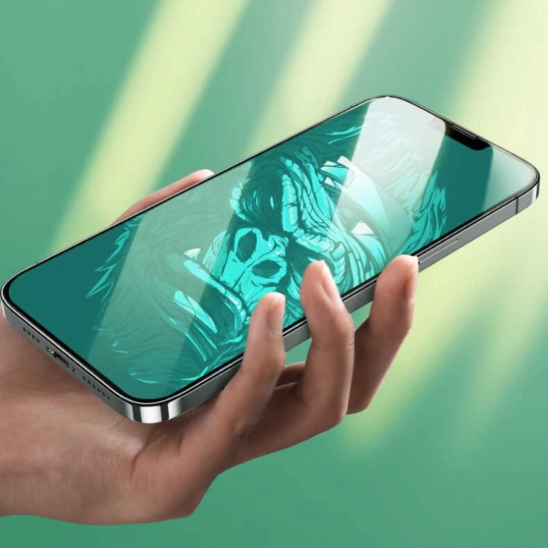 More TR Apple iPhone 13 Benks Little KingKong Anti-Blue Light Cam Ekran Koruyucu