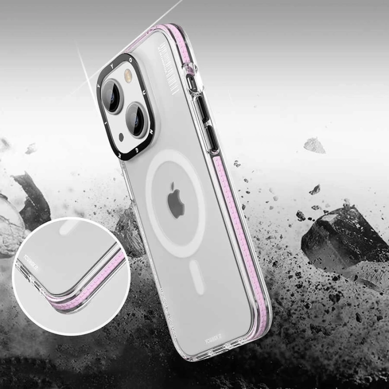 More TR Apple iPhone 13 Kılıf Magsafe Şarj Özellikli Youngkit Jane Sand Serisi Kapak