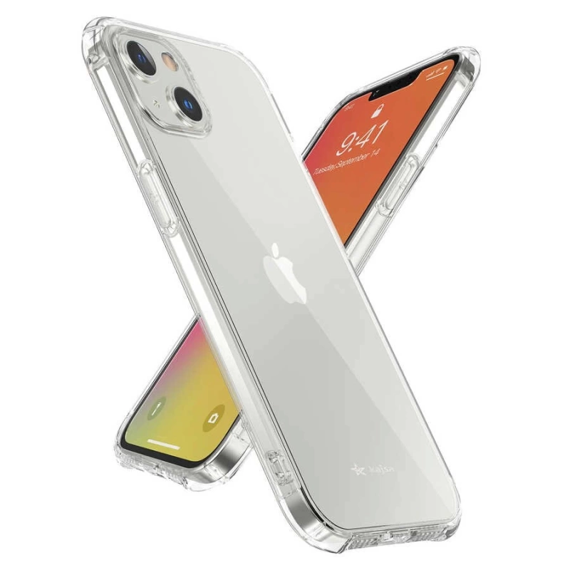 More TR Apple iPhone 13 Mini Kılıf Kajsa Transparent Kapak