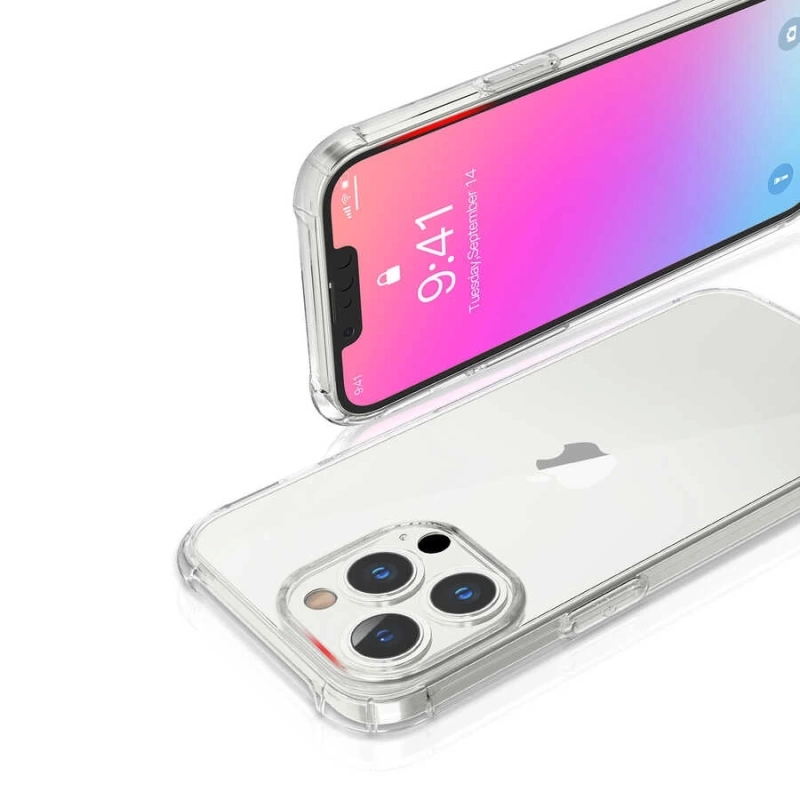 More TR Apple iPhone 13 Pro Max Kılıf Kajsa Transparent Kapak