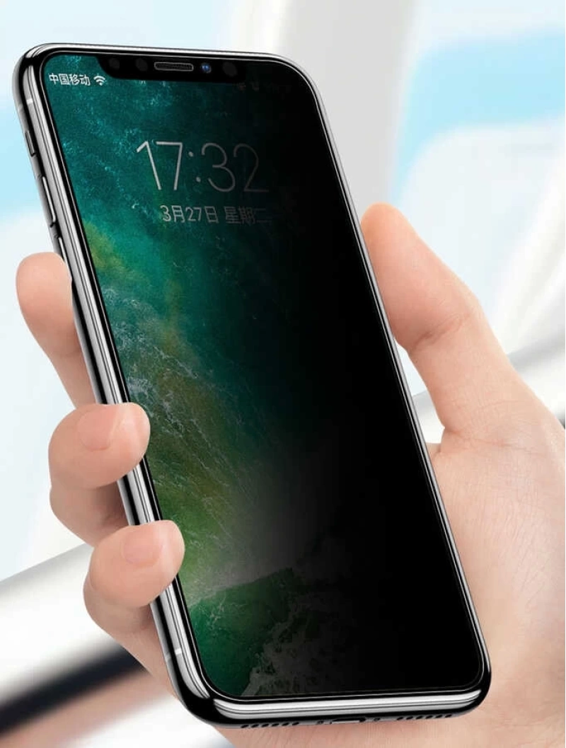More TR Apple iPhone 13 Zore Anti-Dust Privacy Temperli Ekran Koruyucu
