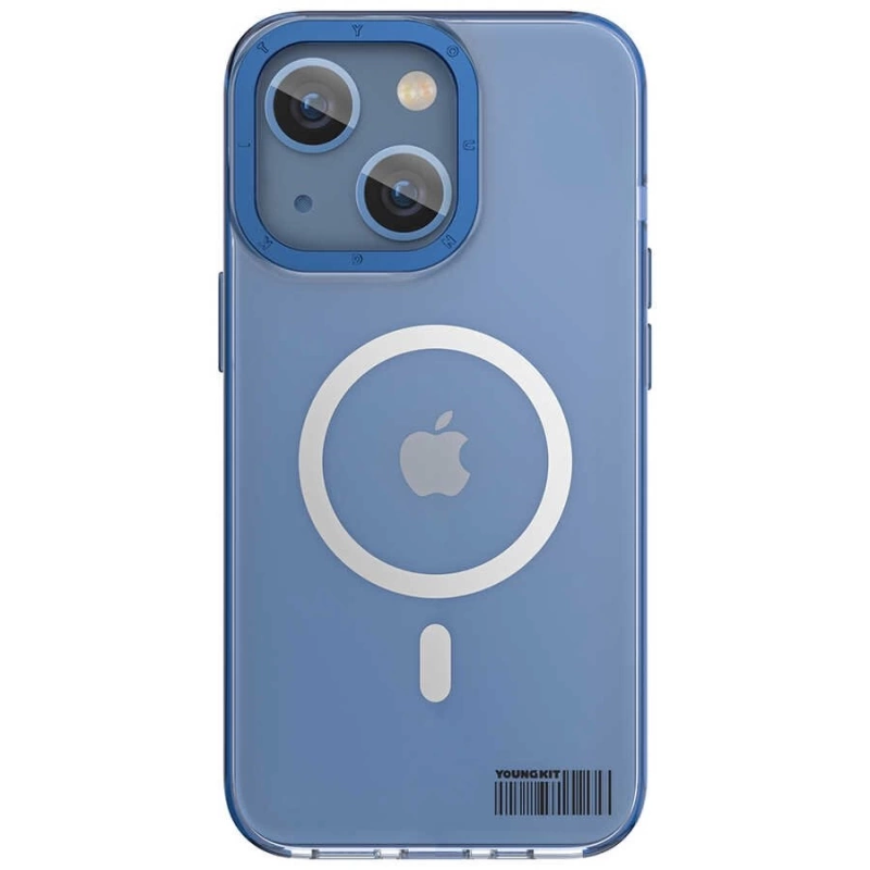 More TR Apple iPhone 14 Plus Kılıf Magsafe Şarj Özellikli Youngkit Coloured Glaze Serisi Kapak