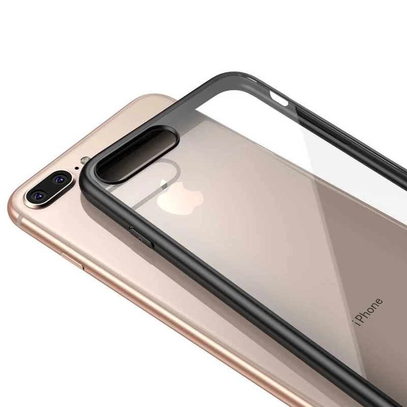 More TR Apple iPhone 8 Plus Kılıf Zore Hom Silikon