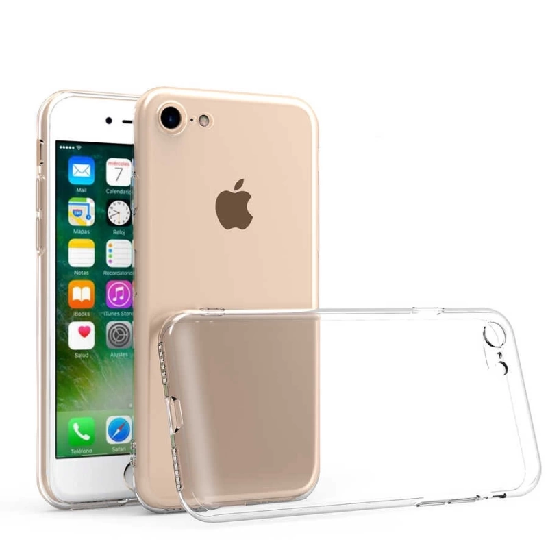 More TR Apple iPhone SE 2020 Kılıf Zore Kamera Korumalı Süper Silikon Kapak