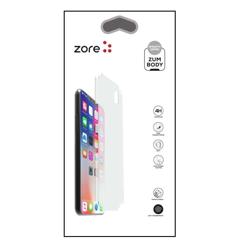 More TR Apple iPhone XR 6.1 Zore Ön Arka Zum Body Ekran Koruyucu