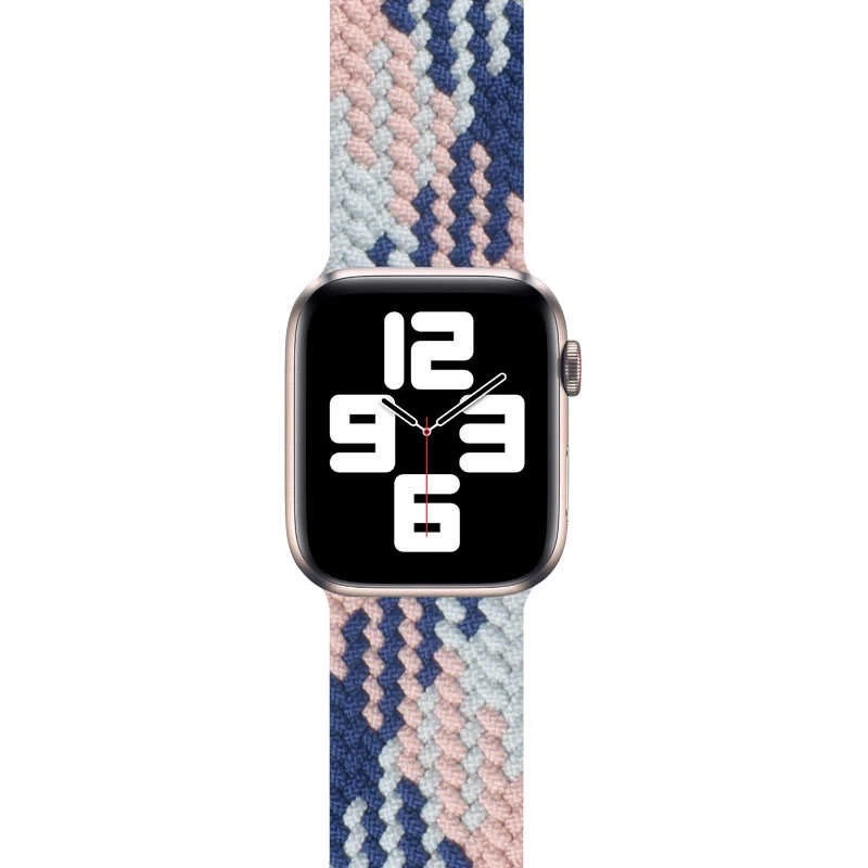 More TR Apple Watch 38mm Wiwu Braided Solo Loop Contrast Color Small Kordon