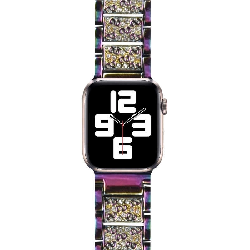 More TR Apple Watch Ultra 49mm Kordon Wiwu Three Beads Set Auger Metal Strap Kayış