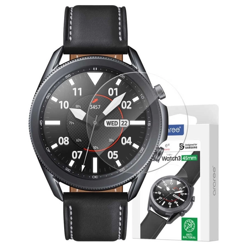 More TR Galaxy Watch 3 45mm Araree Subcore Temperli Ekran Koruyucu