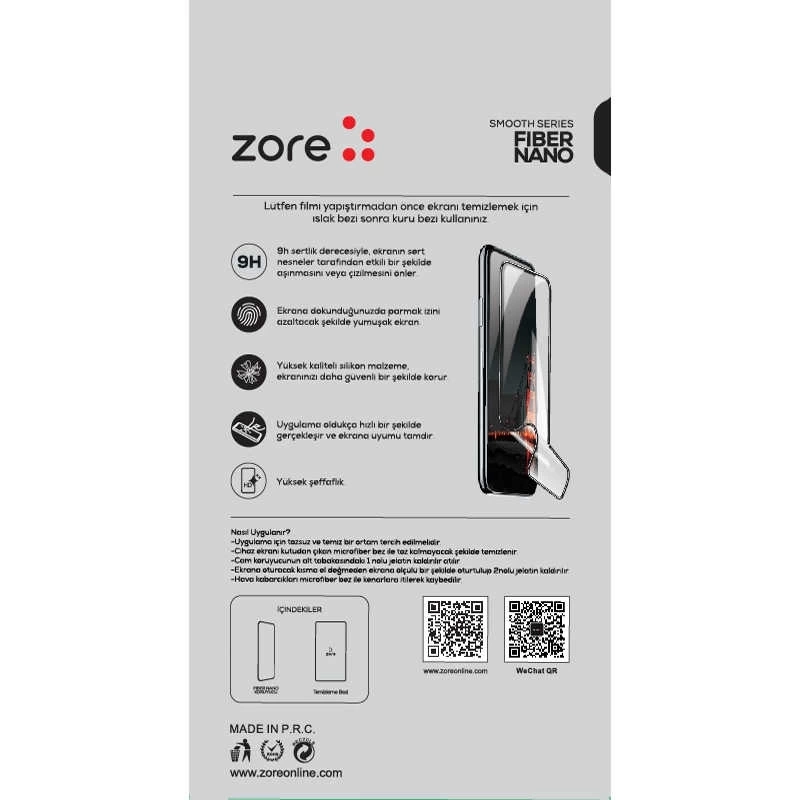 More TR Huawei Y6 2019 Zore Fiber Nano Ekran Koruyucu