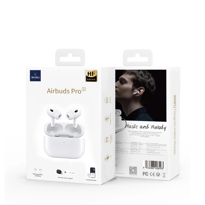 More TR Wiwu Airbuds Pro 2F Aktif Gürültü Önleyicili Kulak İçi Bluetooth Kulaklık