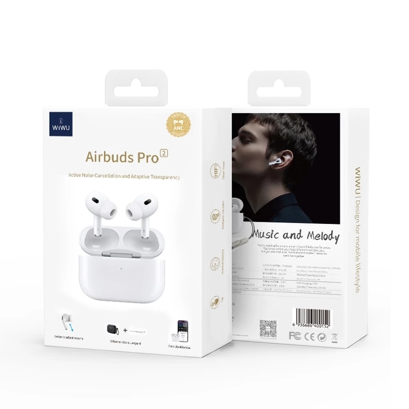 More TR Wiwu Airbuds Pro 2F Aktif Gürültü Önleyicili Kulak İçi Bluetooth Kulaklık