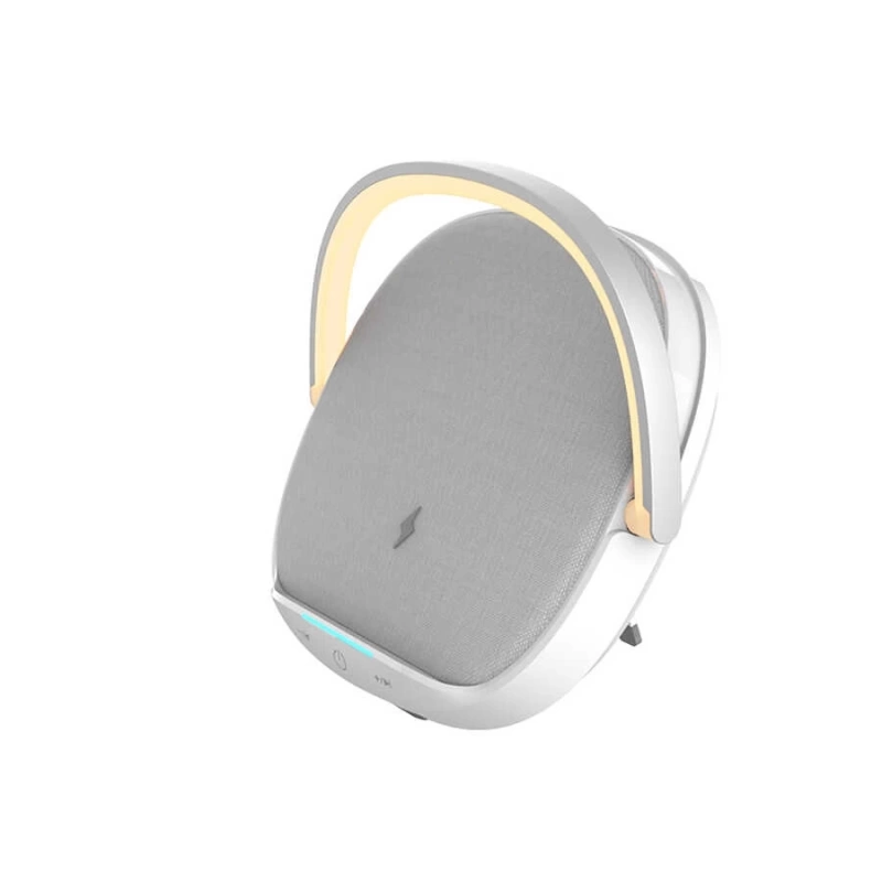 More TR Wiwu Y1 Gece Lambalı Ve Kablosuz Şarj Standlı Bluetooth Speaker Hoparlör