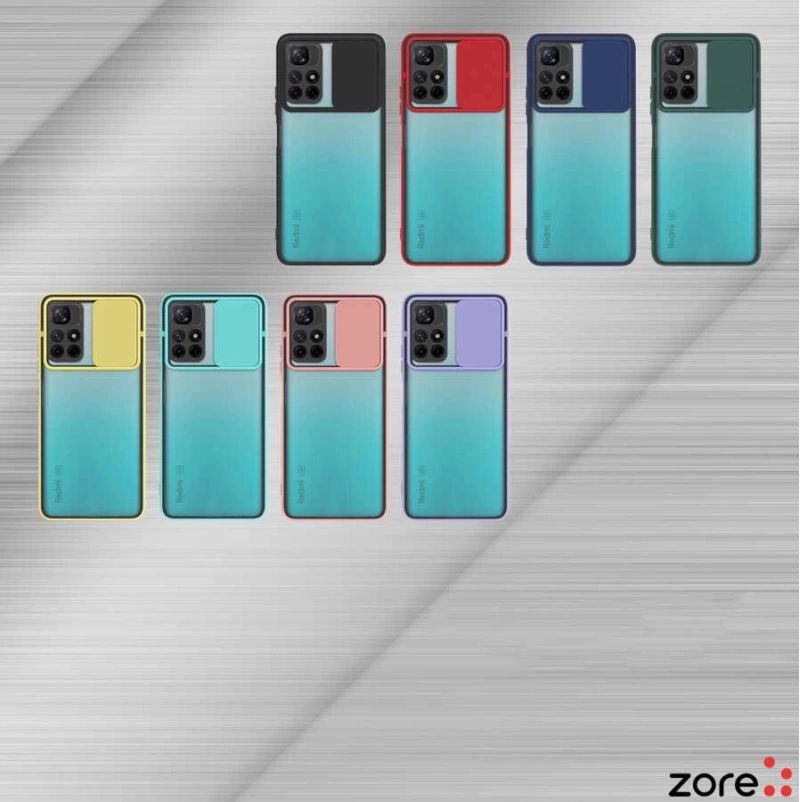 More TR Xiaomi Poco M4 Pro 5G Kılıf Zore Lensi Kapak