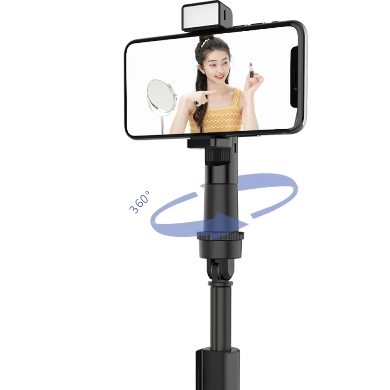 More TR Recci RHO-P01 Bluetooth 5.0 Uzaktan Kumandalı Çok Fonksiyonlu Selfie Çubuğu 200mAh