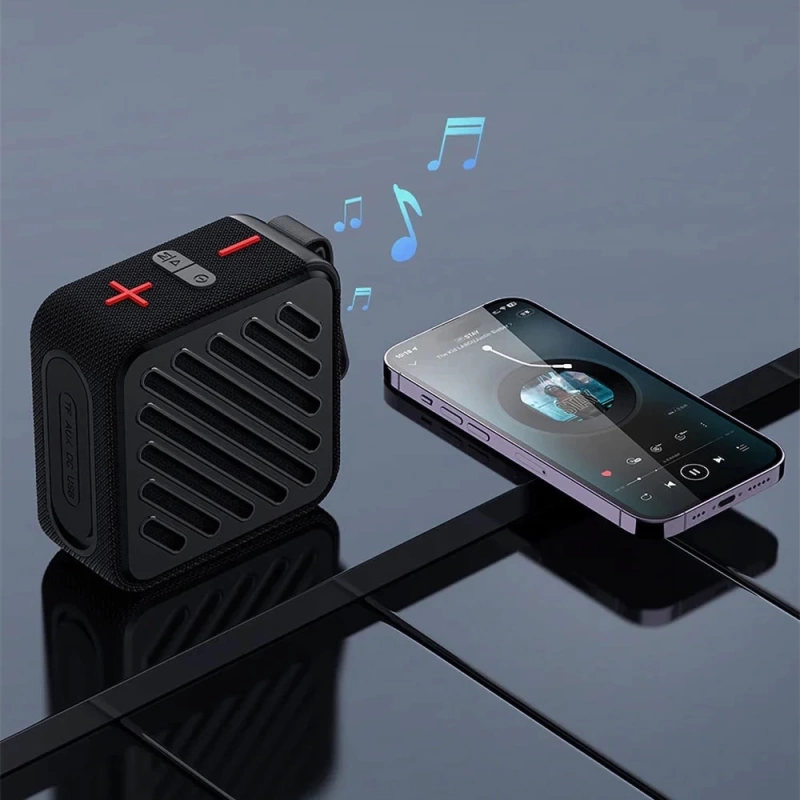 More TR Recci RSK-W33 Mocca Serisi TF/AUX/USB Askılı Akıllı Wireless Bluetooth 5.3 Speaker Hoparlör
