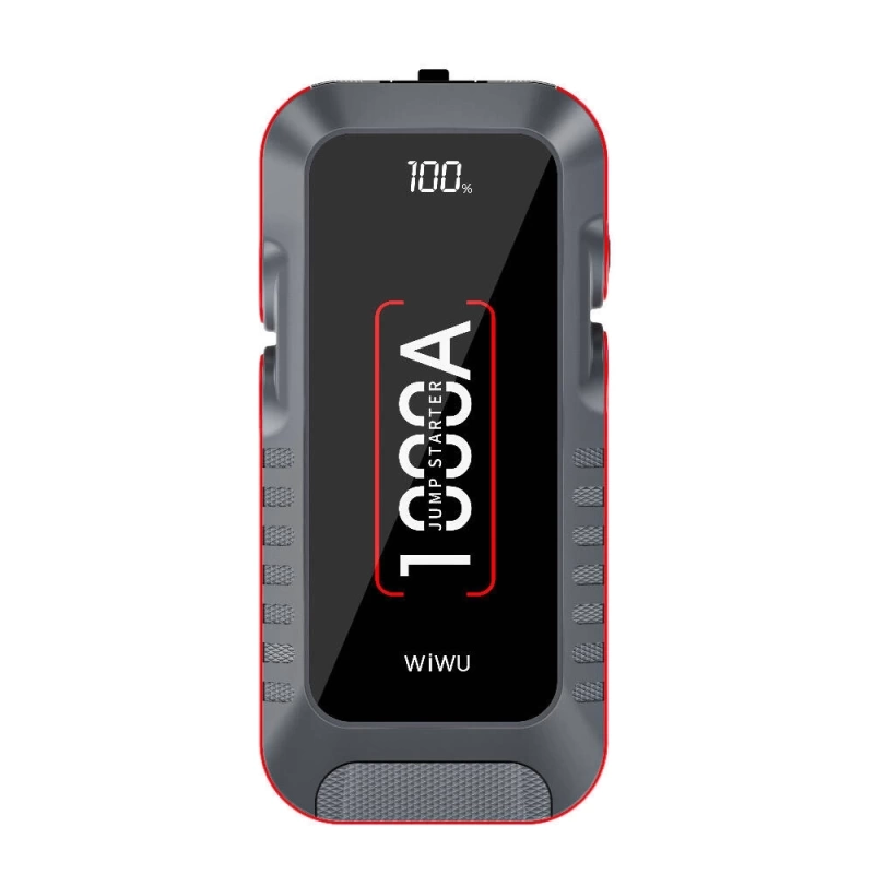 Wiwu Wi-JS001 LED Işıklı Araç Akü Acil Durum Takviye Güç Kaynağı Powerbank 12V 37W 10000mAh