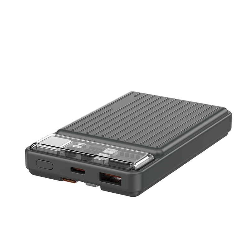 Wiwu Wi-P004 Trunk Serisi Type-C Lightning Çıkışlı Taşınabilir Powerbank PD 22.5W 10000mAh