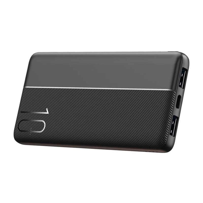 Wiwu Wi-P032 Dual USB-A ve Type-C PD LED Işık Göstergeli Taşınabilir Powerbank 10000mAh