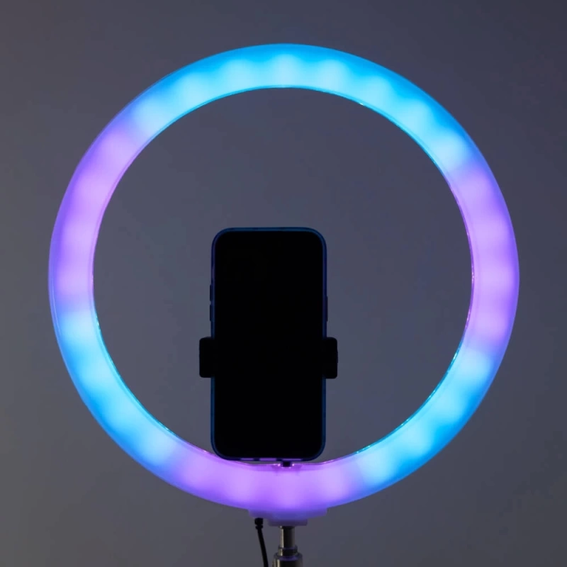 Zore 3D-36 36cm Canlı Yayın ve Ambiyans RGB Led Ring Light