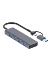 ALLY ADS-305D 4in1 USB-Type-C to 4X USB3.0 HUB Çoğaltıcı Çevirici Dönüştürücü Adaptör