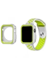 Ally Apple Watch İçin 42mm 2,3 Nike Style Çift Renk Silikon Kılıf
