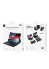 Apple iPad Pro 11 2024 Wiwu Protective Gizli Kalem Bölmeli Klavyeli Kılıf