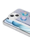 Apple iPhone 13 Kılıf Kabartma Figürlü Parlak Zore Minimini Silikon Kapak