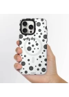 Apple iPhone 13 Pro Max Kılıf Magsafe Şarj Özellikli Polka Dot Desenli Youngkit Spots Serisi Kapak