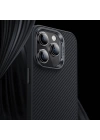 Apple iPhone 14 Pro Kılıf Karbon Fiber Magsafe Şarj Özellikli Benks Hybrid ArmorPro 600D Kevlar Kapak