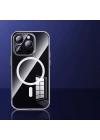 Apple iPhone 14 Pro Max Kılıf Magsafe Şarj Özellikli Benks 1.8mm Ultra İnce Şeffaf Kapak