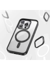 Apple iPhone 14 Pro Max Kılıf Magsafe Şarj Özellikli Casebang Body Frame Kapak