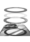 Apple iPhone 14 Pro Max Kılıf Magsafe Şarj Özellikli Wlons Standlı Efsane Kapak