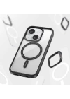 Apple iPhone 15 Kılıf Magsafe Şarj Özellikli Casebang Body Frame Kapak
