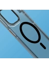 Apple iPhone 15 Plus Kılıf Magsafe Şarj Özellikli Şeffaf Youngkit Crystal Shield Serisi Kapak