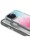 Apple iPhone 15 Plus Kılıf Simli Desenli Parlak Zore Task Kapak