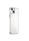 Apple iPhone 15 Plus Kılıf Wiwu BC-022 Magsafe Şarj Özellikli Şeffaf Transparan Kapak