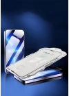 Apple iPhone 15 Plus Zore Kolay Uygulama Aparatlı 5D Magic Glass Cam Ekran Koruyucu