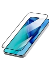 More TR Apple iPhone 15 Pro Max Recci RSP-A23HD Full Transparan Temperli Cam Ekran Koruyucu