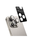 Apple iPhone 15 Wiwu Wi-IP002 2in1 Temperli Cam Ahize Toz Önleyici Ekran Koruyucu ve Kamera Lens Koruyucu Set
