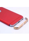Apple iPhone 5 Kılıf Zore 3 Parçalı Rubber Kapak