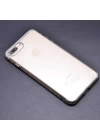 Apple iPhone 7 Plus Kılıf Zore Tek Sıra Taşlı Silikon