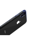 Apple iPhone XS Max 6.5 Kılıf Zore Dört Köşeli Lazer Silikon Kapak