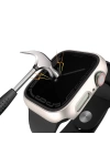 Apple Watch 44mm Sert PC Kasa ve Privacy Hayalet Ekran Koruyucu Zore Watch Gard 32