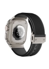 Apple Watch 44mm Zore KRD-113 Spor Görünümlü Silikon Kordon
