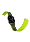 Apple Watch 7 41mm Kordon Youngkit Technological Magnetik Tak Çıkar Silikon Strap Kayış