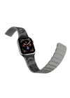 Apple Watch 7 45mm Kordon Youngkit Technological Magnetik Tak Çıkar Silikon Strap Kayış