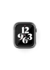 More TR Apple Watch 7 45mm SkinArma Gado Sert Silikon Kasa ve Ekran Koruyucu
