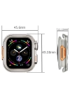 Apple Watch 7 45mm to Apple Watch Ultra 49mm Kasa Dönüştürücü Zore Watch Gard 33