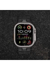 Apple Watch Ultra 49mm Zore KRD-107 Metal Hasır Kordon